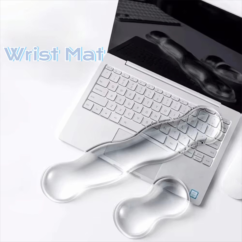 Laptop Accessories For Wrist Support - Transparent Mouse Pad And Wrist Support
