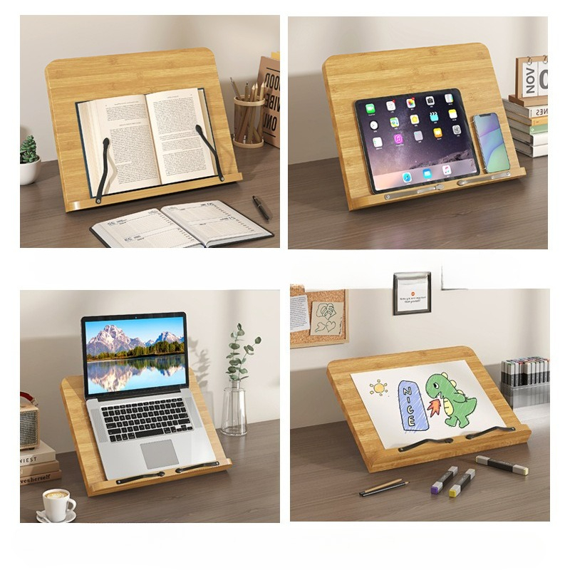 Wooden Reading Book Stand, Mul - огляд і ціна Laptop Accessories For Office
