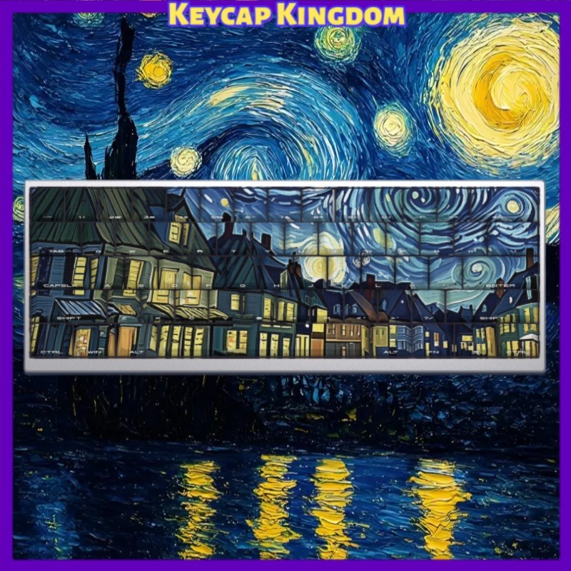 Van Gogh Starry Sky Theme Keyc - огляд і ціна Laptop Accessories For Gift