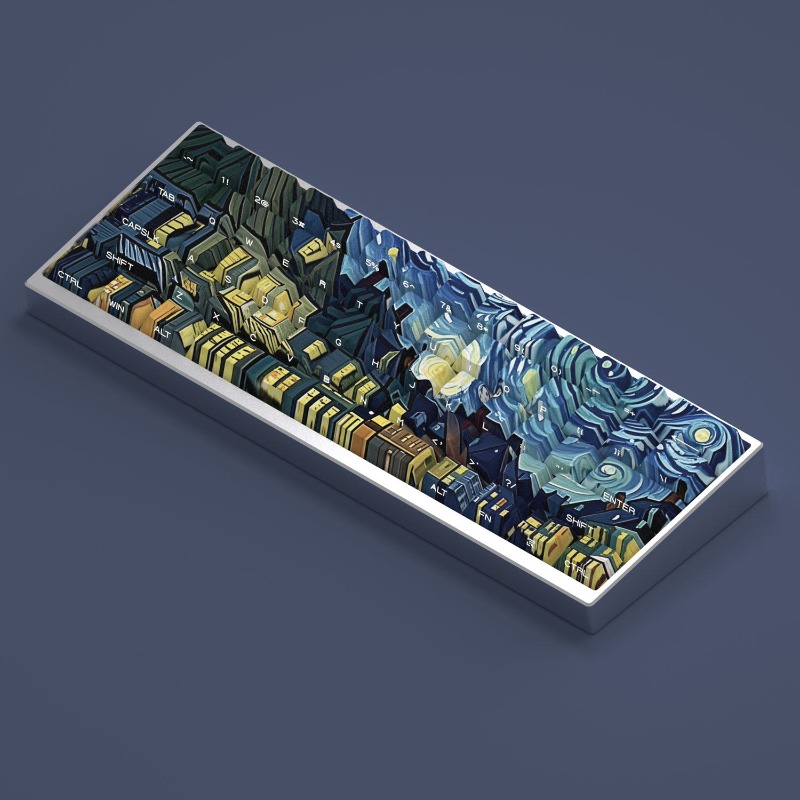 Van Gogh Starry Sky Theme Keyc - огляд і ціна Laptop Accessories For Gift