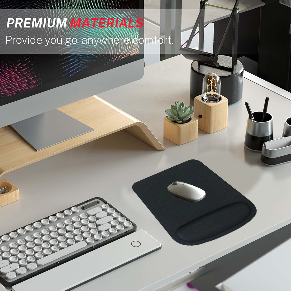Mouse Pad Black Desk Mat for P - огляд і ціна Laptop Accessories For Wrist Support