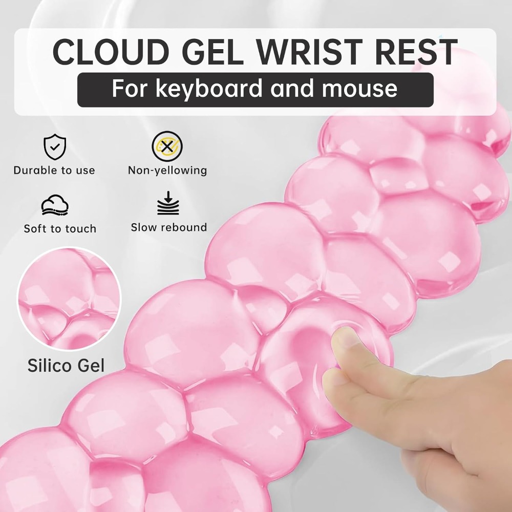 Soft Cloud Gel Mouse Pad With  - огляд і ціна Laptop Accessories For Wrist Support