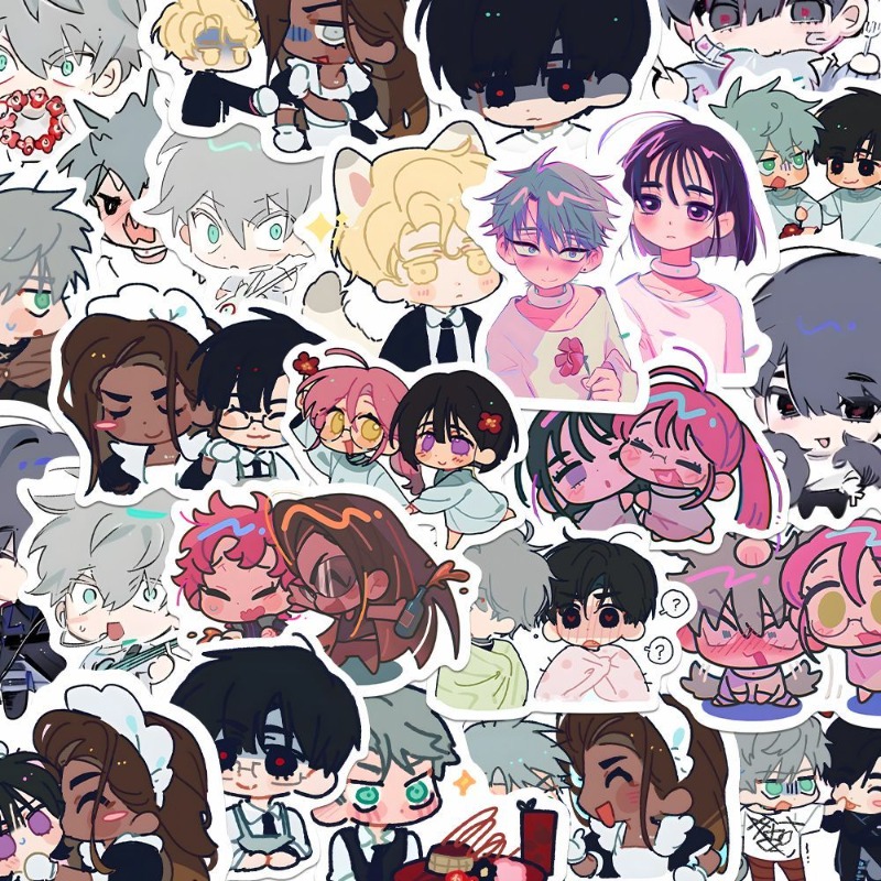 80Pcs/set Cartoon Anime Alien  - огляд і ціна Laptop Accessories For Gift