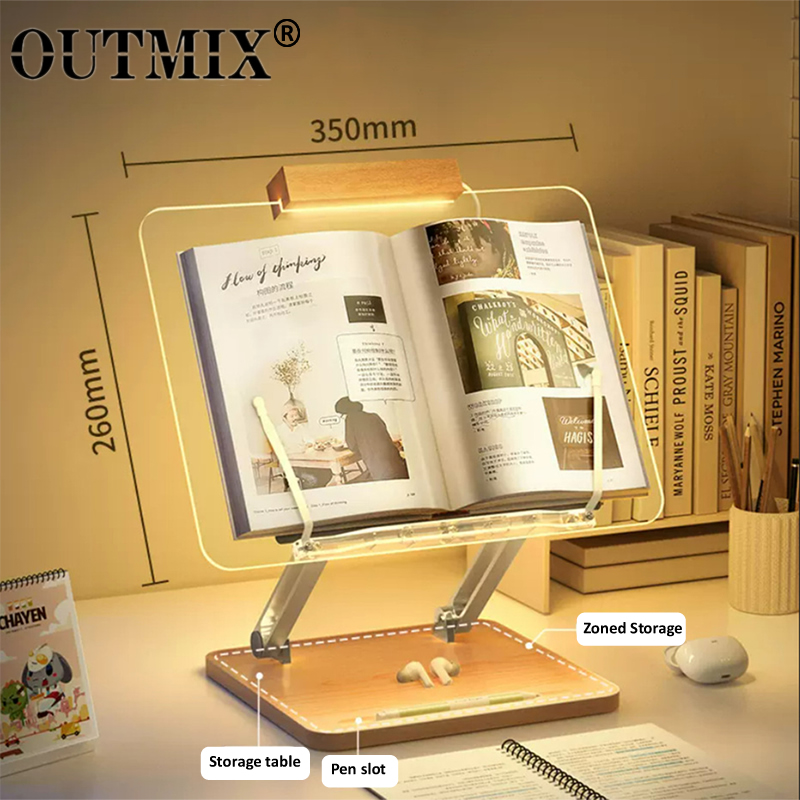 Wooden Reading Stand with Ligh - огляд і ціна Laptop Accessories For Office