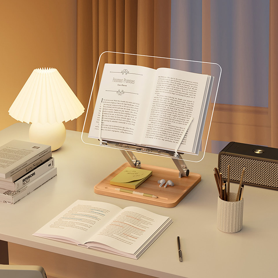 Wooden Reading Stand with Ligh - огляд і ціна Laptop Accessories For Office