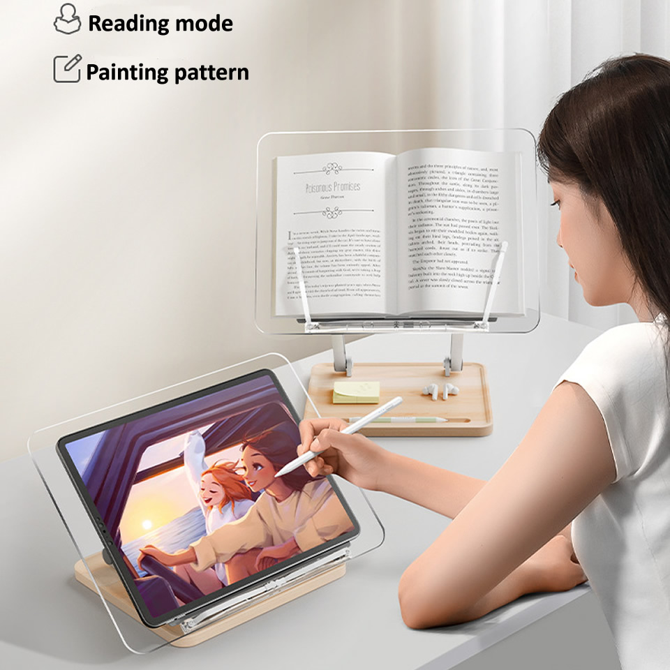 Wooden Reading Stand with Ligh - огляд і ціна Laptop Accessories For Office