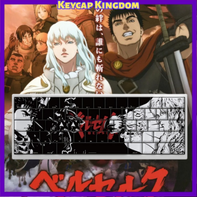 BERSERK Theme Anime Keycap 98  - огляд і ціна Laptop Accessories For Gift