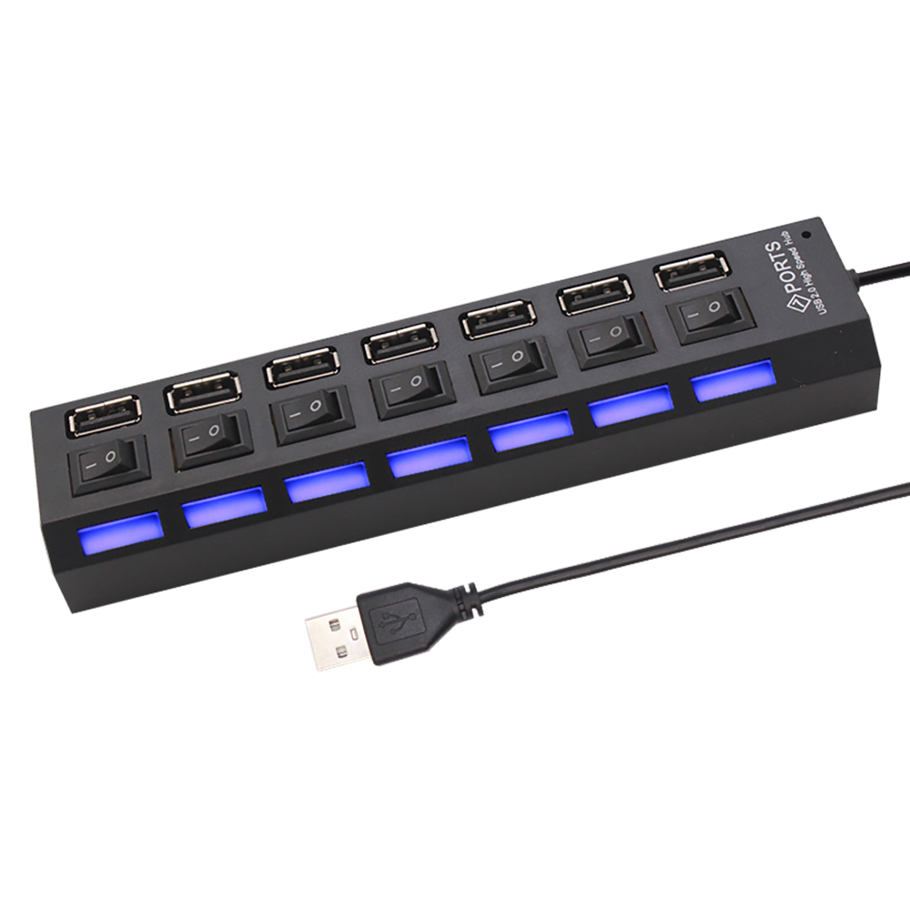 7 Port USB 2.0 Hub Splitter Fo - огляд і ціна Laptop Accessories For Office