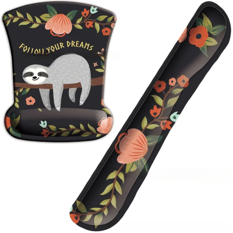 Cute Sloth Memory Foam Wrist R - огляд і ціна Laptop Accessories For Wrist Support