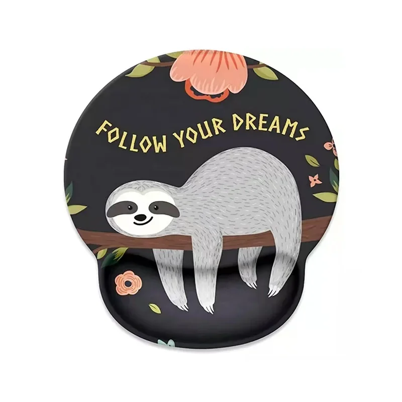 Cute Sloth Memory Foam Wrist R - огляд і ціна Laptop Accessories For Wrist Support