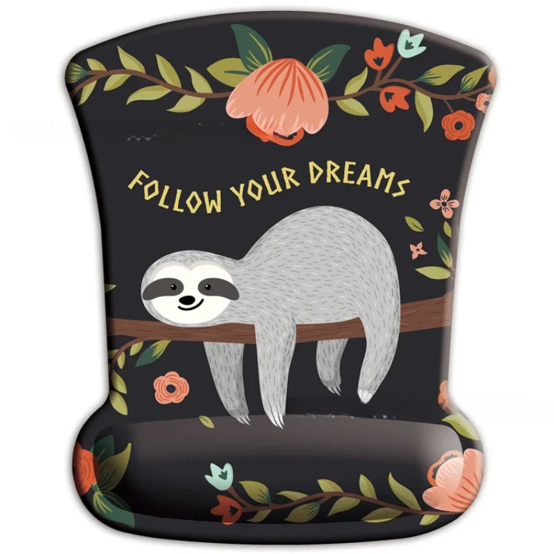 Cute Sloth Memory Foam Wrist R - огляд і ціна Laptop Accessories For Wrist Support